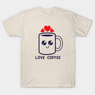 Love coffee doodle T-Shirt